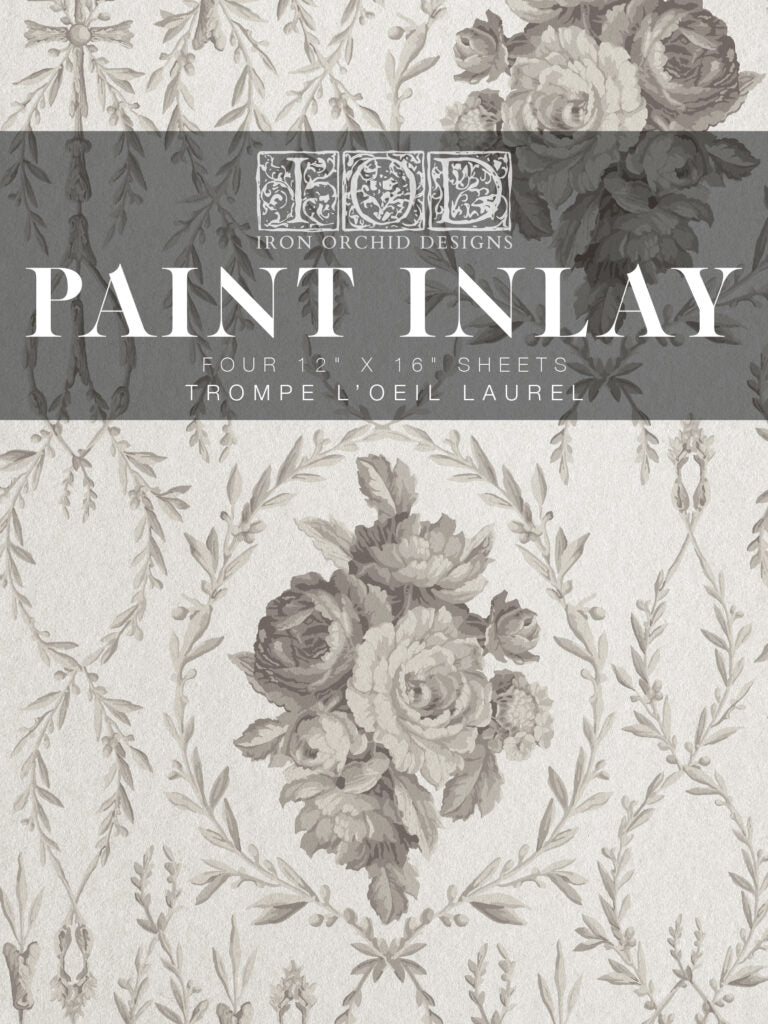 Trompe L’oeil Laurel Paint Inlay by IOD