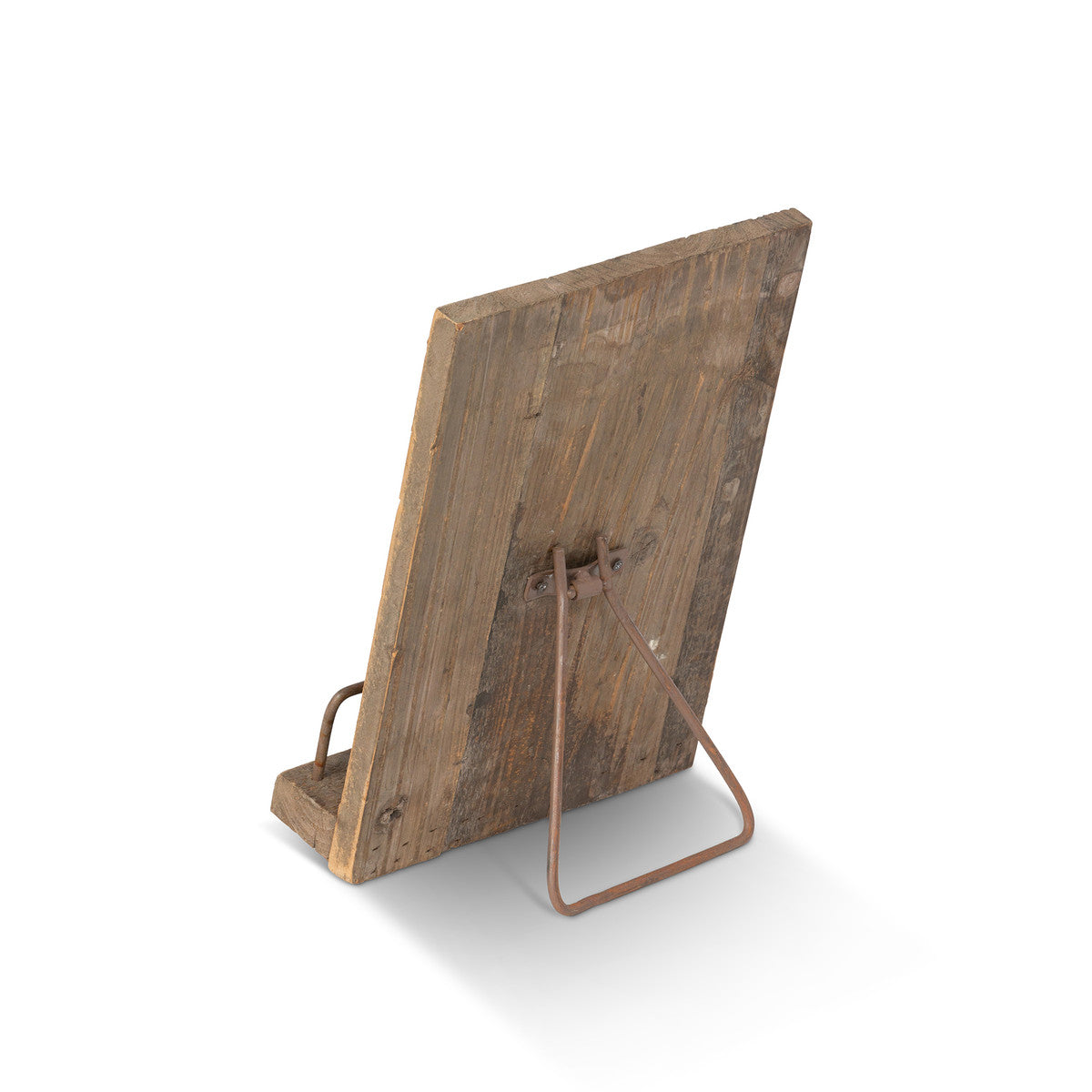 Aged Wooden Cookbook Stand