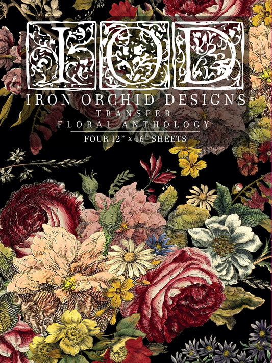 IOD Floral Anthology Transfer by Iron Orchid Designs